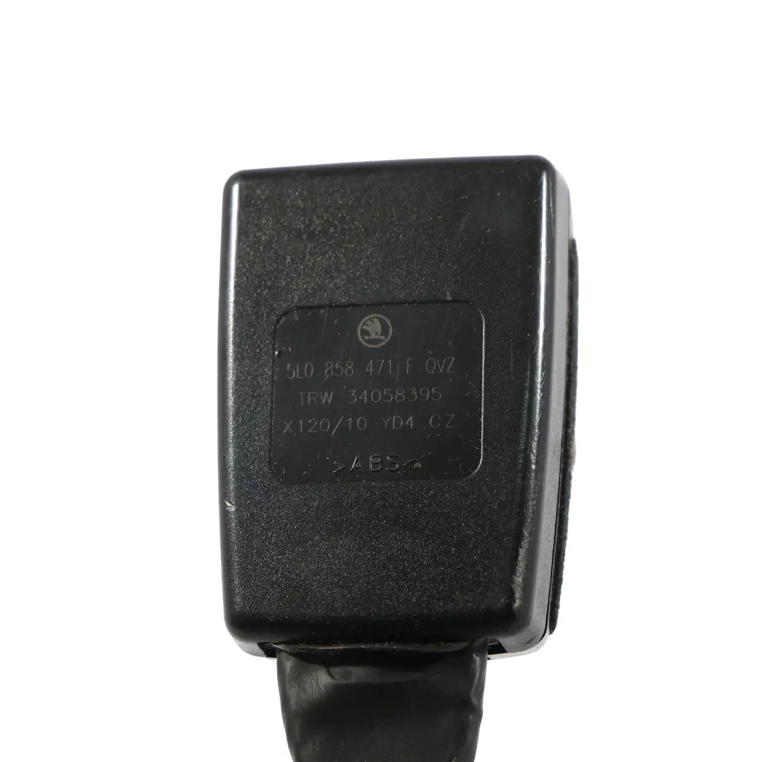 Sicher Heitsgurt Schloss Vorne Rechts für Skoda Yeti 5L mit Teilenummer 5L0858471F Skoda Yeti 5L Sicher Heitsgurt Schloss Vorne Rechts - SKU 5L0858471F - Teilenummer 5L0858471F