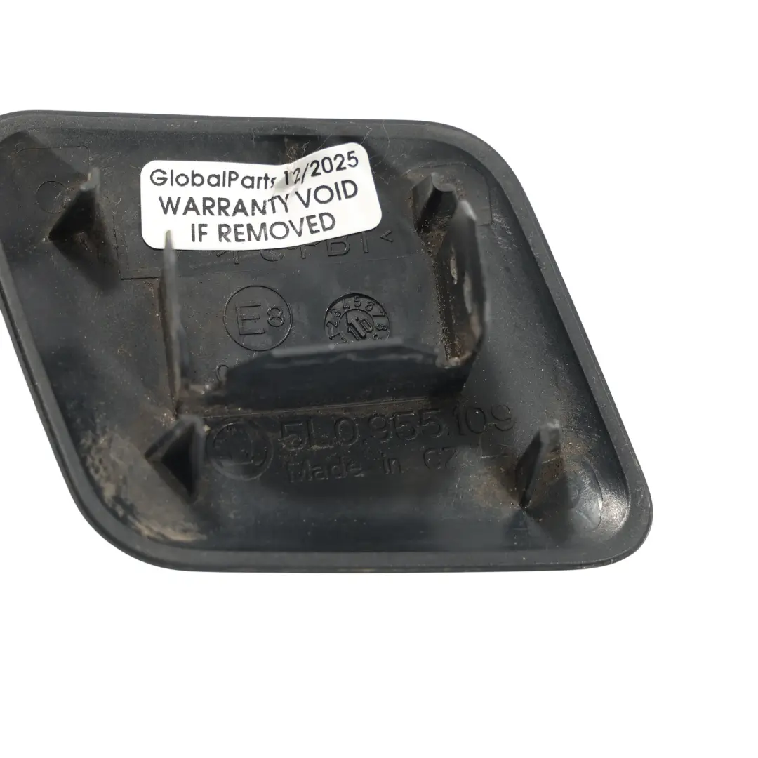 Skoda Yeti 5L Headlight Washer Cover Cap Front Left N/S Black Magic Pearl - F9R - SKU 5L0955109-BMA - Part number 5L0955109