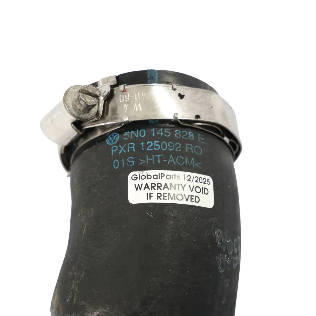 Volkswagen VW Golf Mk6 Wąż Przewód Powietrza Intercoolera Diesel N0145828E - SKU 5N0145828E - Numer Części 5N0145828E