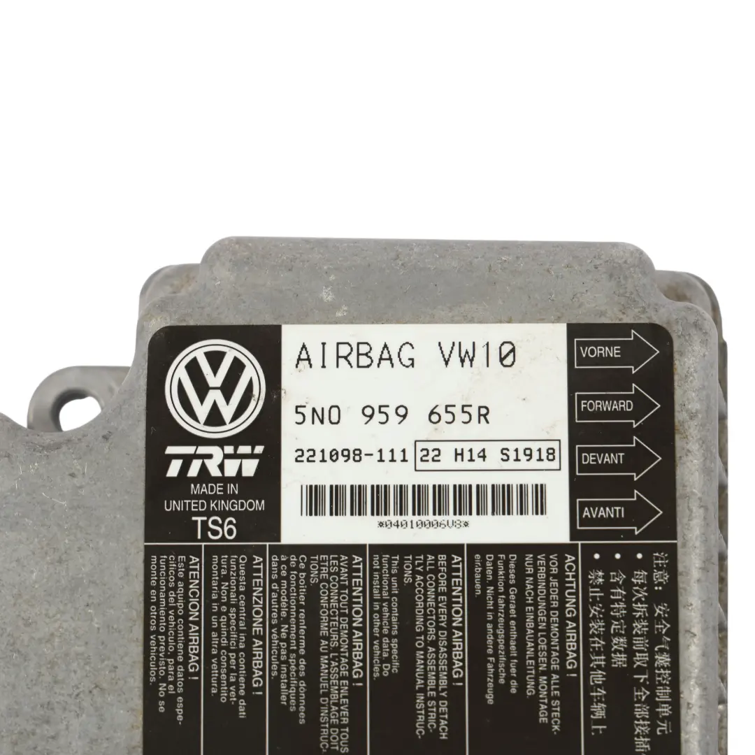 Module Control Unit ECU to VW Volkswagen Tiguan 5N Air with Part number 5N0959655R VW Volkswagen Tiguan 5N Air Module Control Unit ECU - SKU 5N0959655R - Part number 5N0959655R