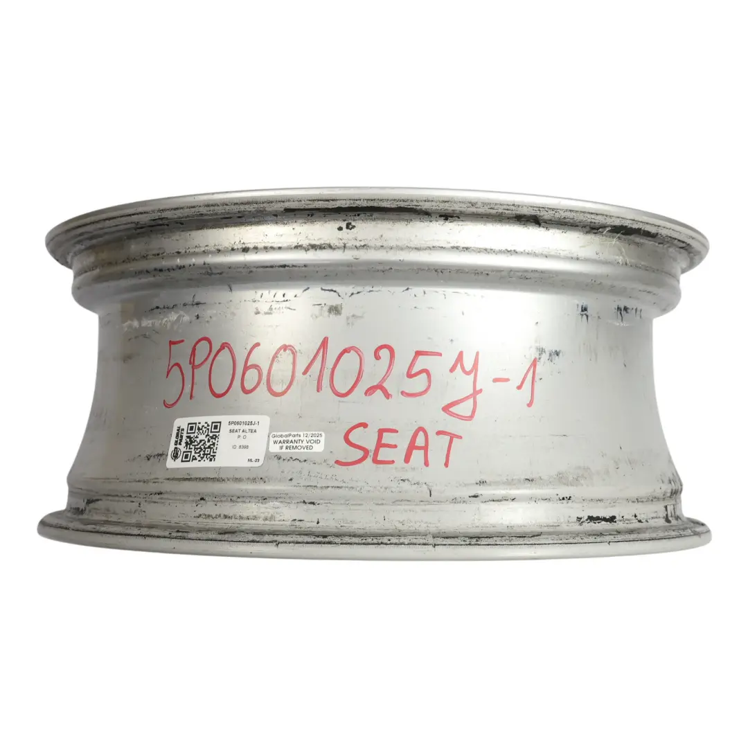 Alloy Wheel Rim 5 Double Spoke Silver 16" 6,5J ET:50 to Seat Altea XL with Part number 5P0601025J Seat Altea XL Alloy Wheel Rim 5 Double Spoke Silver 16" 6,5J ET:50 - SKU 5P0601025J-1 - Part number 5P0601025J