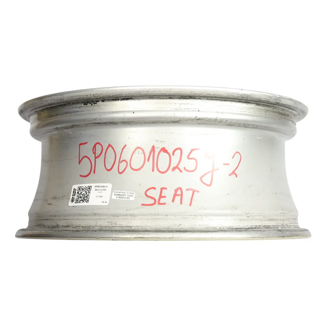 Seat Altea XL Cerchio In Lega 5 Razze Doppie Argento 16" 6,5J ET:50 - SKU 5P0601025J-2 - Numero di parte 5P0601025J