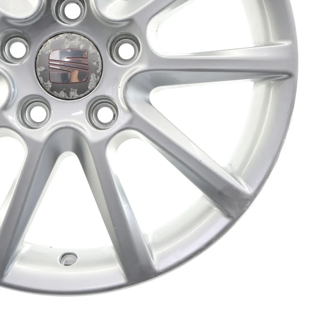 Seat Altea XL Cerchio In Lega 5 Razze Doppie Argento 16" 6,5J ET:50 - SKU 5P0601025J-2 - Numero di parte 5P0601025J