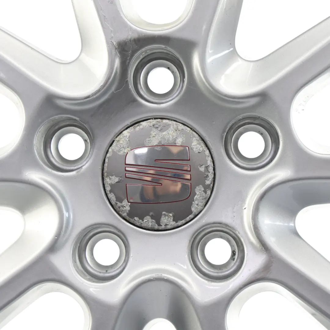 Alloy Wheel Rim 5 Double Spoke Silver 16" 6,5J ET:50 to Seat Altea XL with Part number 5P0601025J Seat Altea XL Alloy Wheel Rim 5 Double Spoke Silver 16" 6,5J ET:50 - SKU 5P0601025J-2 - Part number 5P0601025J