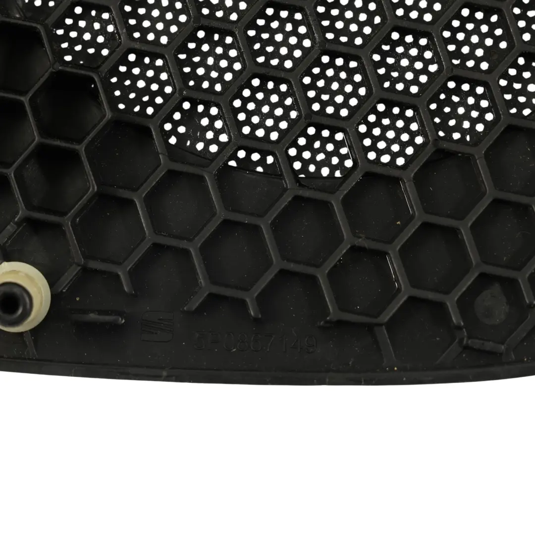 Abdeckung Türkarte Lautsprecher Schwarz Vorne Links für Seat Altea 5P1 mit Teilenummer 5P0867149 Seat Altea 5P1 Abdeckung Türkarte Lautsprecher Schwarz Vorne Links - SKU 5P0867149 - Teilenummer 5P0867149