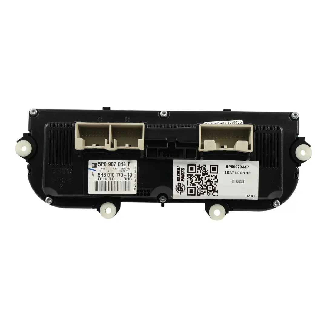 Seat Leon 1P Altea 5P Aria Condizionata A/C Pannello Controllo Clima - SKU 5P0907044P - Numero di parte 5P0907044P