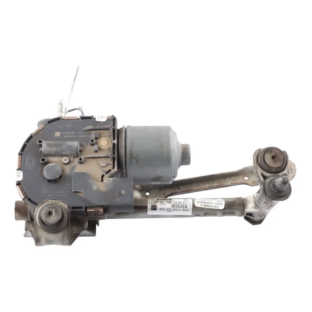Windscreen Wiper Linkage Motor Actuator Front Left N/S to Seat Altea with Part number 5P0955023H Seat Altea Windscreen Wiper Linkage Motor Actuator Front Left N/S - SKU 5P0955023H - Part number 5P0955023H