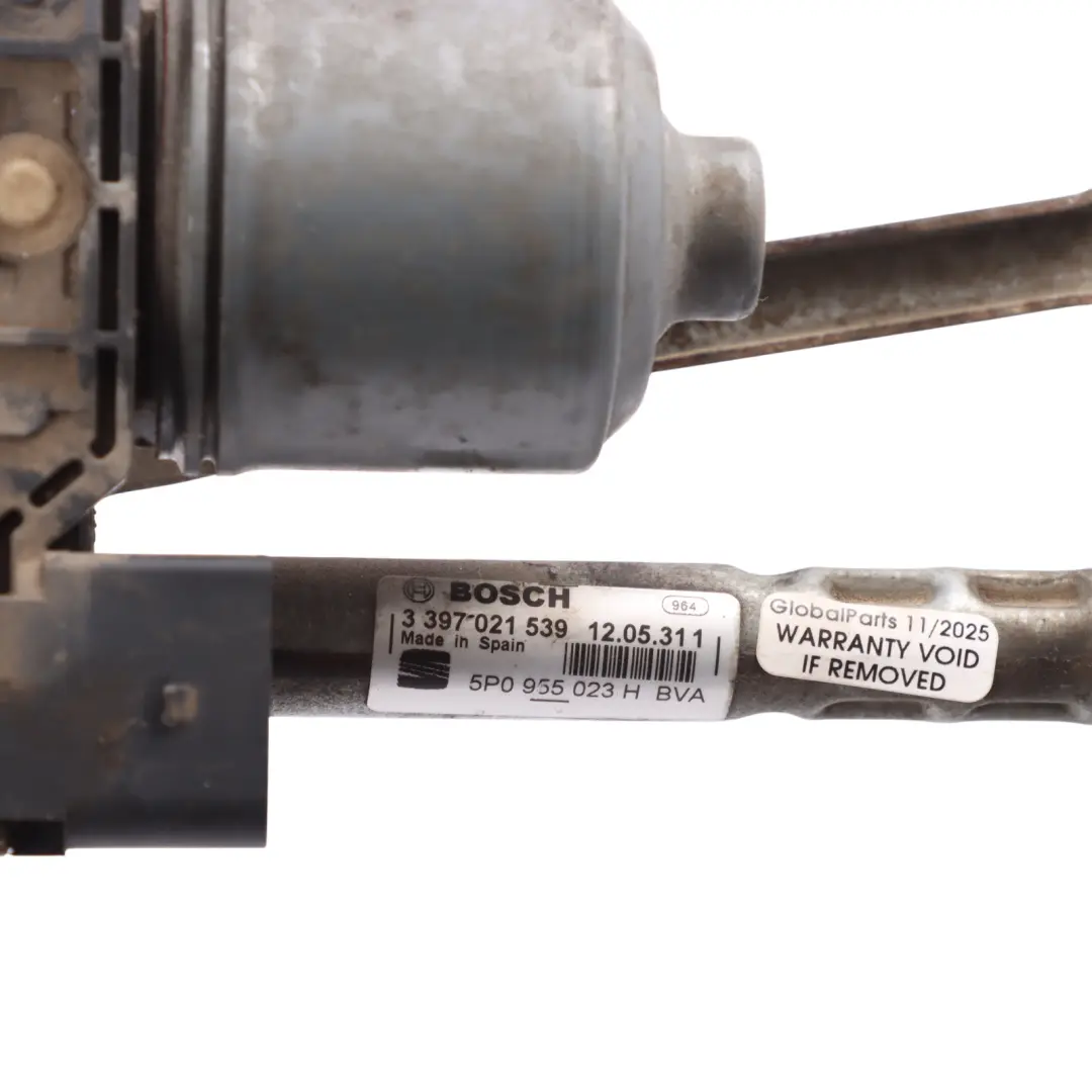 Windscreen Wiper Linkage Motor Actuator Front Left N/S to Seat Altea with Part number 5P0955023H Seat Altea Windscreen Wiper Linkage Motor Actuator Front Left N/S - SKU 5P0955023H - Part number 5P0955023H