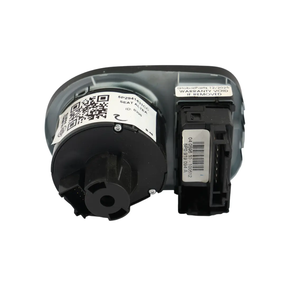 Seat Altea Headlight Headlamp Switch Button Panel Height Adjust - SKU RHD-5P2941431CC - Part number 5P2941431CC