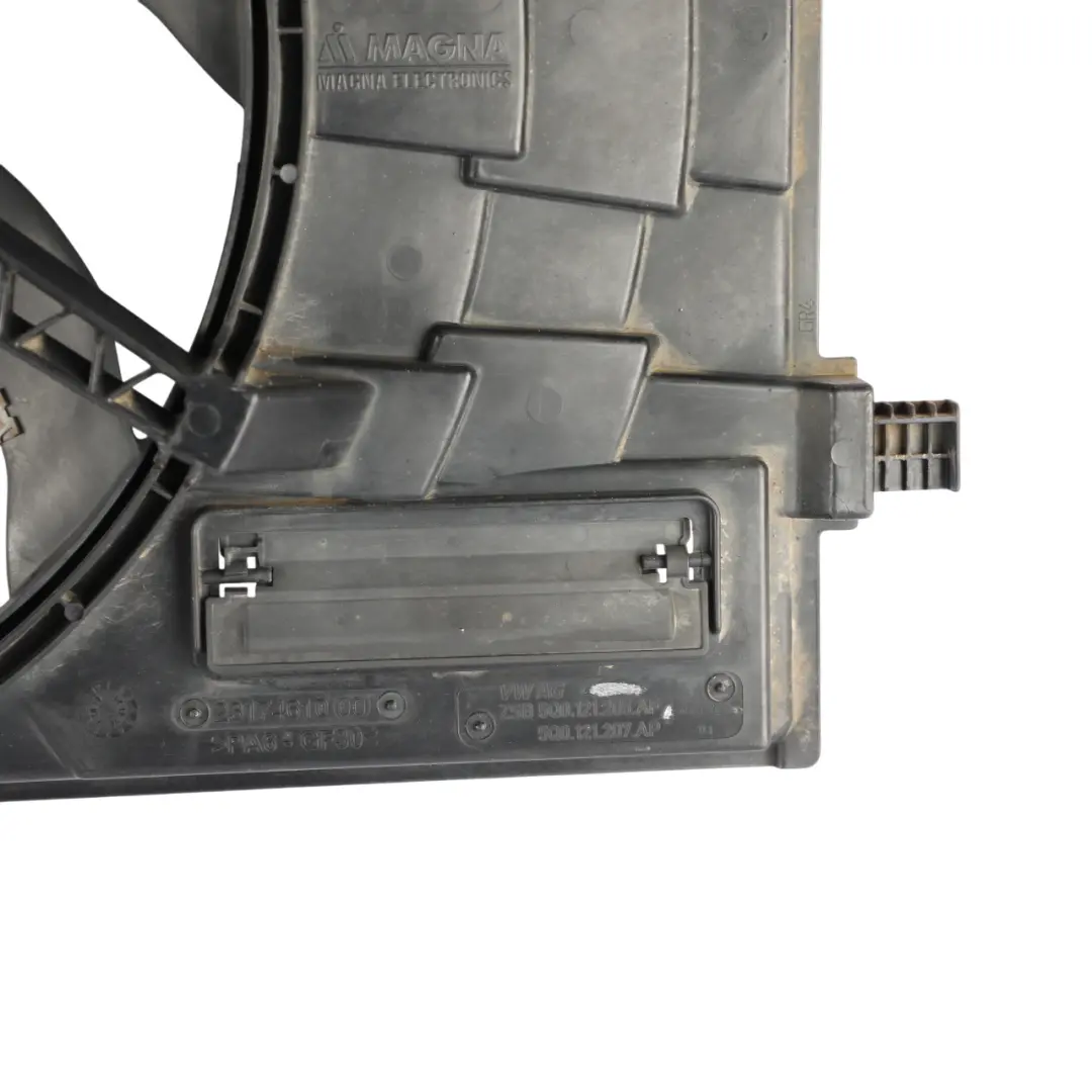 Coolant Fan Shroud Assembly Radiator Cooler to Audi A3 8V Engine with Part number 5Q0121205AF Audi A3 8V Engine Coolant Fan Shroud Assembly Radiator Cooler - SKU 5Q0121205AF - Part number 5Q0121205AF