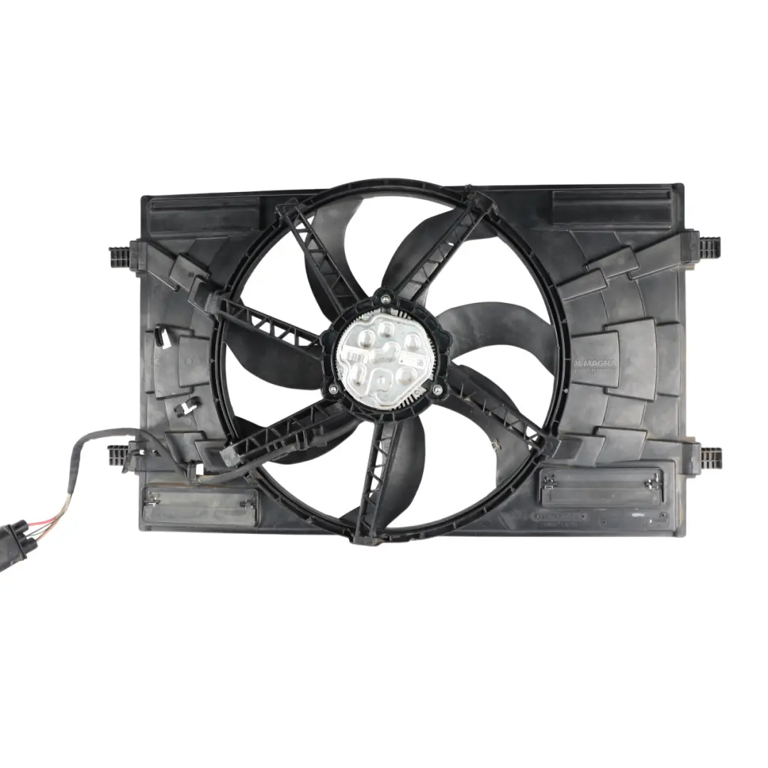 Coolant Fan Shroud Assembly Radiator Cooler to Audi A3 8V Engine with Part number 5Q0121205AF Audi A3 8V Engine Coolant Fan Shroud Assembly Radiator Cooler - SKU 5Q0121205AF - Part number 5Q0121205AF