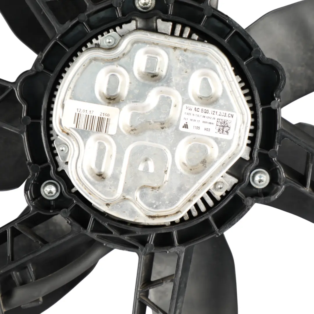 Audi A3 8V Engine Coolant Fan Shroud Assembly Radiator Cooler - SKU 5Q0121205AF - Part number 5Q0121205AF