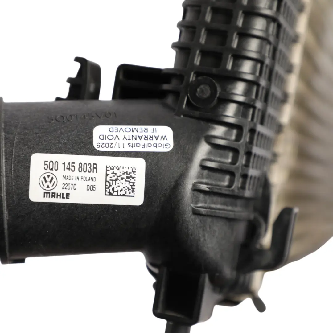 Radiator Intercooler to Skoda Octavia 5E VW Golf Mk7 2.0 Petrol Engine with Part number 5Q0145803R Skoda Octavia 5E VW Golf Mk7 2.0 Petrol Engine Radiator Intercooler - SKU 5Q0145803R - Part number 5Q0145803R