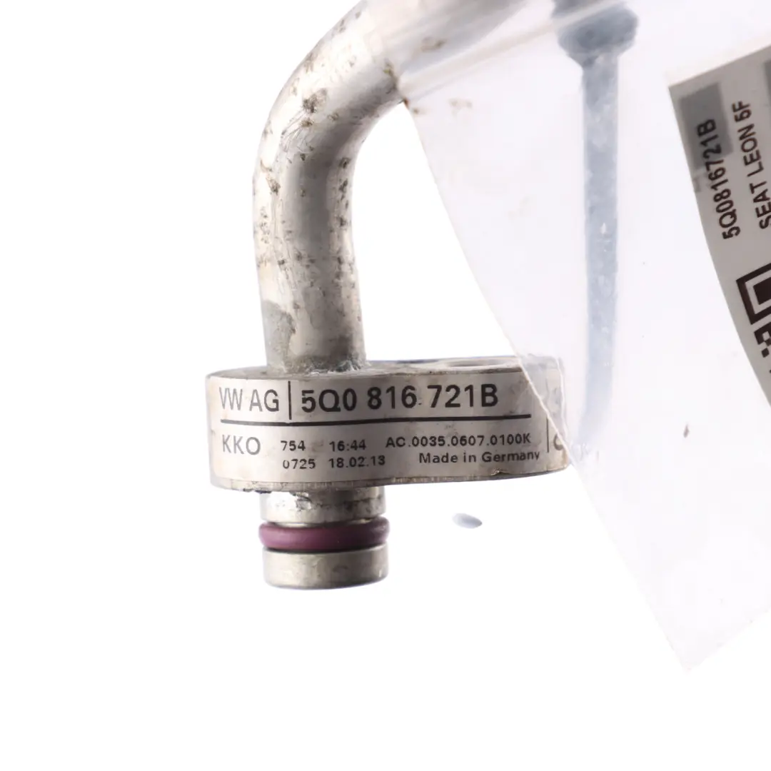 Audi A3 8V VW Golf MK7 Seat Leon 5F A/C Air Conditioning Pipe Hose - SKU 5Q0816721B - Part number 5Q0816721B