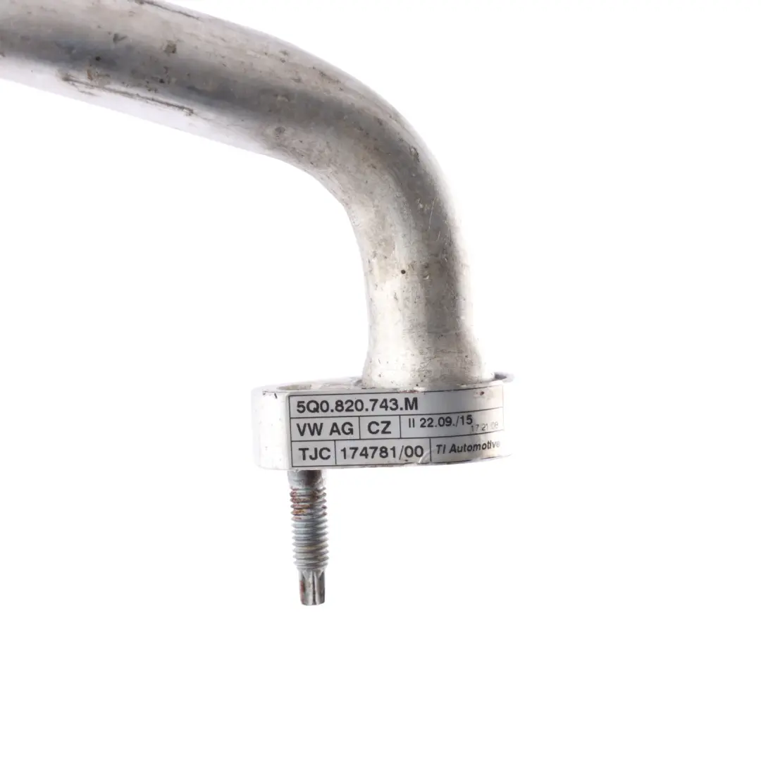 Volkswagen Golf Mk7 5G Air Conditioning Pipe Hose A/C Line - SKU 5Q0820743M-1 - Part number 5Q0820743M