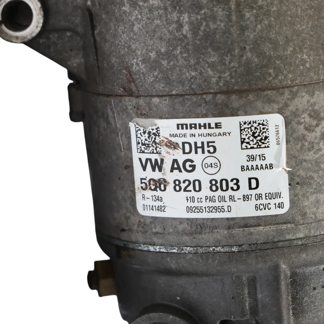 VW Volkswagen Golf Mk7 5G A/C Air Condition Pump Compressor Diesel - SKU 5Q0820803F-1 - Part number 5Q0820803F