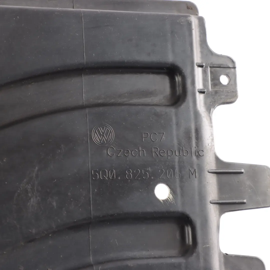 Underbody Tray Cover Panel to Audi A3 8V Volkswagen Golf Mk7 Engine with Part number 5Q0825506M Audi A3 8V Volkswagen Golf Mk7 Engine Underbody Tray Cover Panel - SKU 5Q0825206M - Part number 5Q0825506M