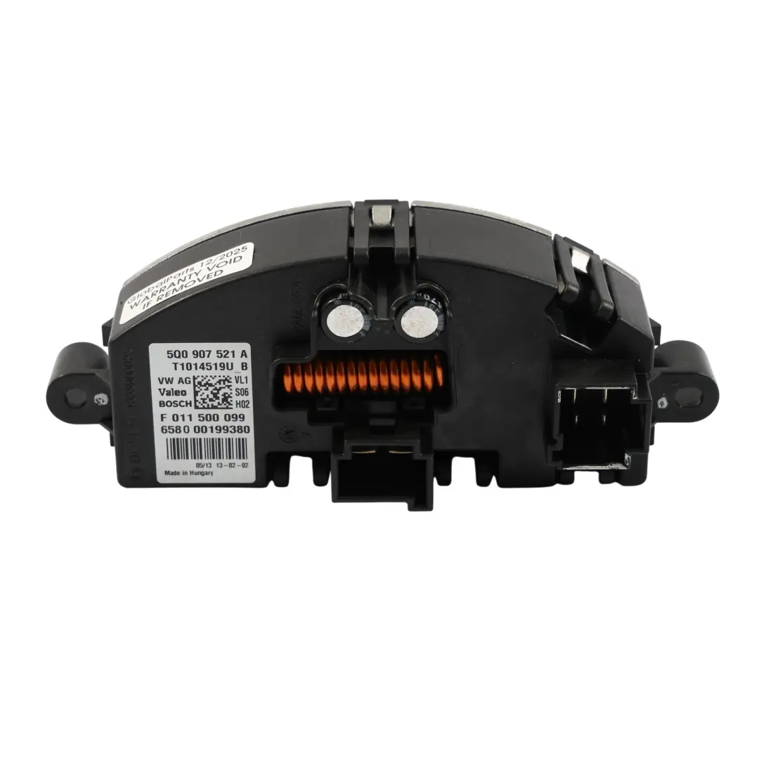 Seat Leon 5F Gebläsemotor Heizlüfter Widerstand Regler Steuergerät - SKU 5Q0907521A - Teilenummer 5Q0907521A