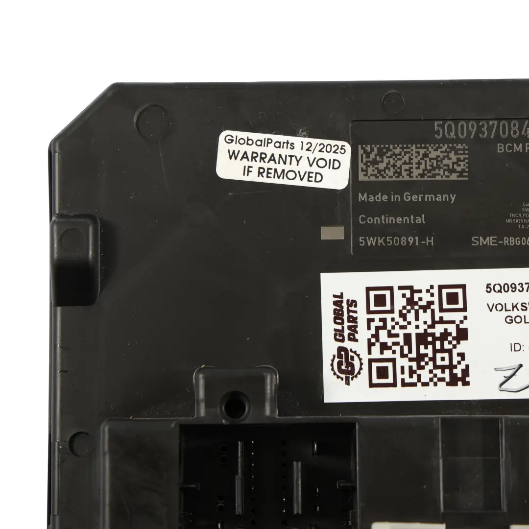 Volkswagen Golf MK7 Audi A3 8V Body Control Comfort Unit Module BCM - SKU 5Q0937084AG - Part number 5Q0937084AG
