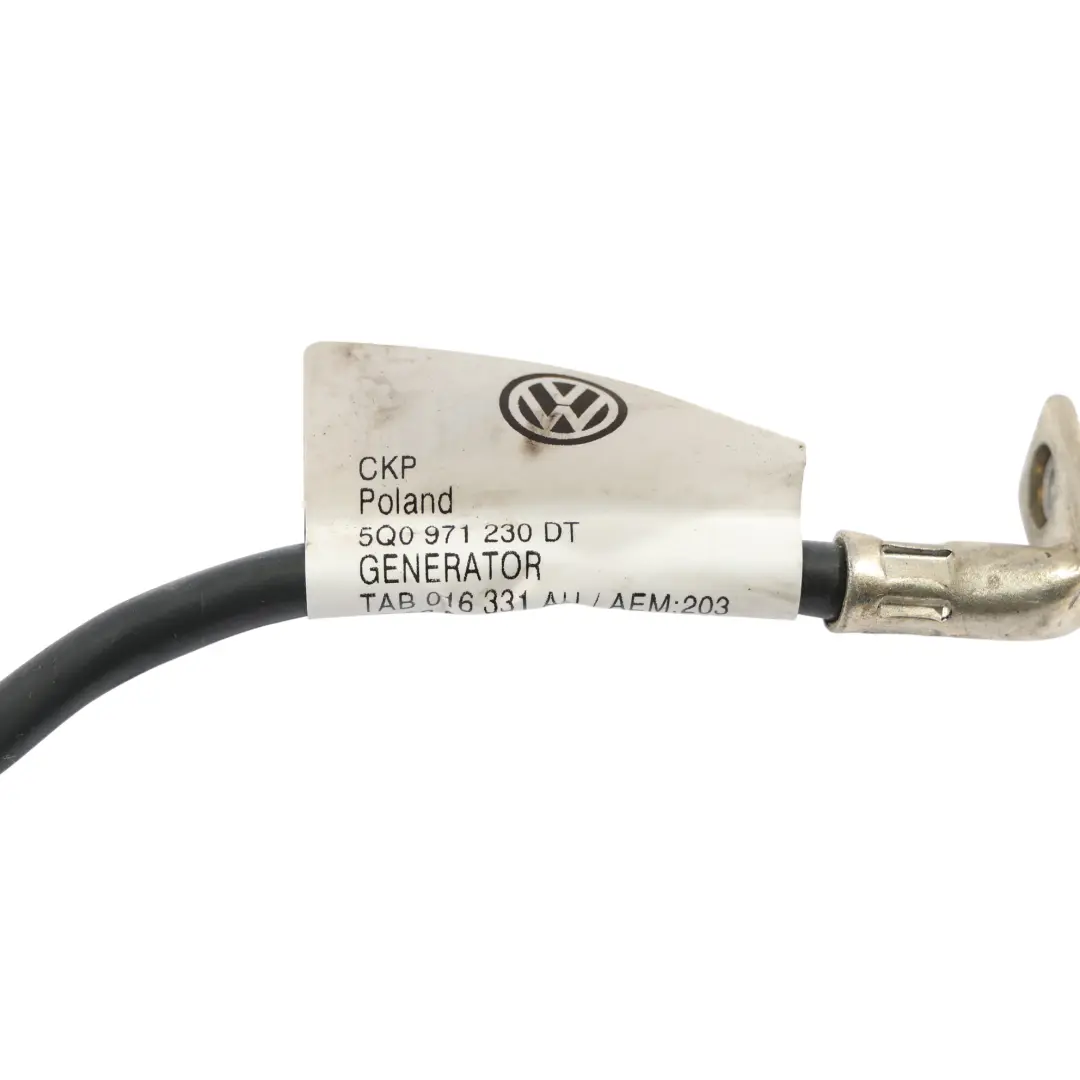 Lichtmaschine Kabelbaum Kabelsatz 1.4 TSI für Volkswagen Golf Mk7 mit Teilenummer 5Q0971230DT Volkswagen Golf Mk7 Lichtmaschine Kabelbaum Kabelsatz 1.4 TSI - SKU 5Q0971230DT - Teilenummer 5Q0971230DT