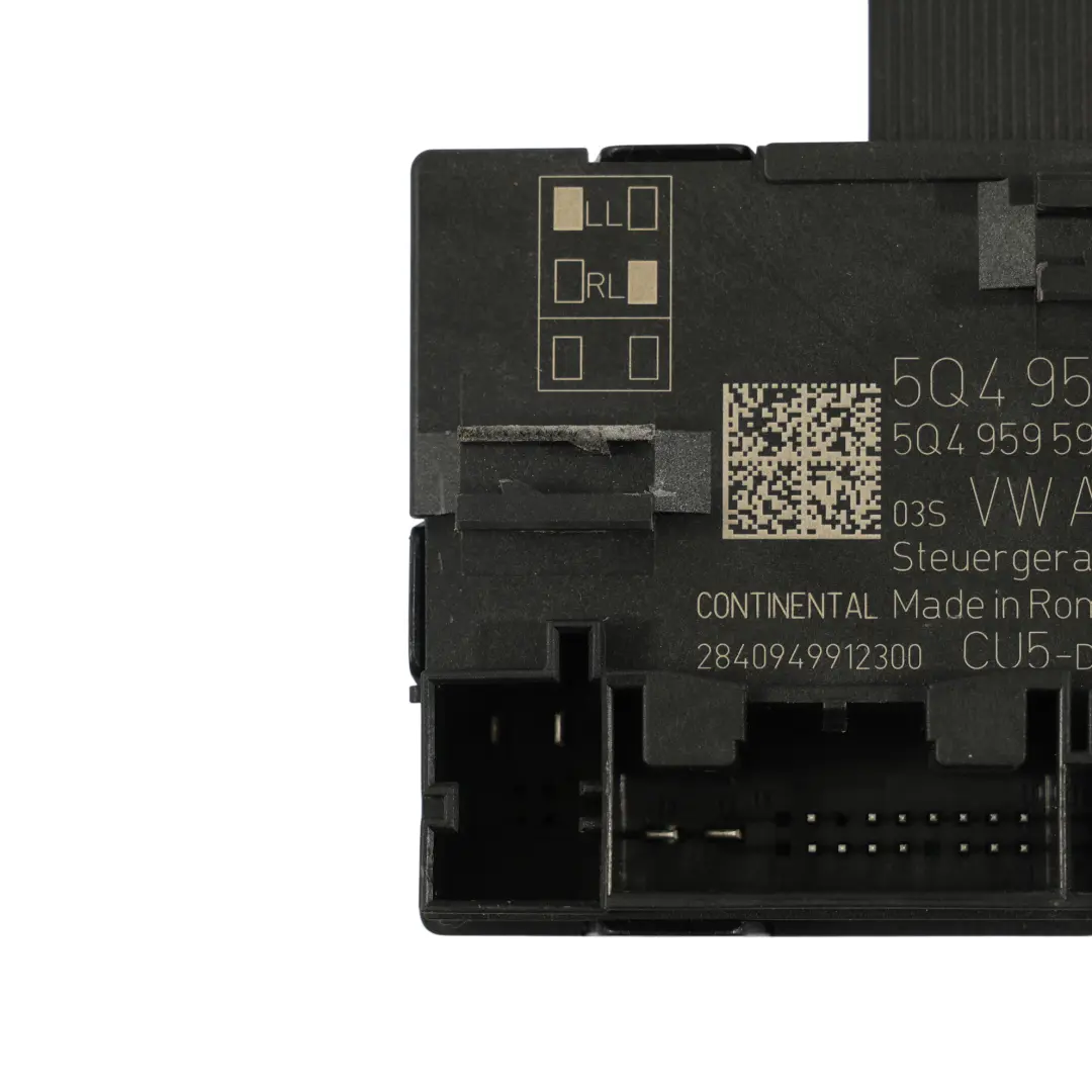 Mk3 5F Door Module Control Unit Front Driver's Side Door to Seat Leon with Part number 5Q4959593 Seat Leon Mk3 5F Door Module Control Unit Front Driver's Side Door - SKU 5Q4959593 - Part number 5Q4959593