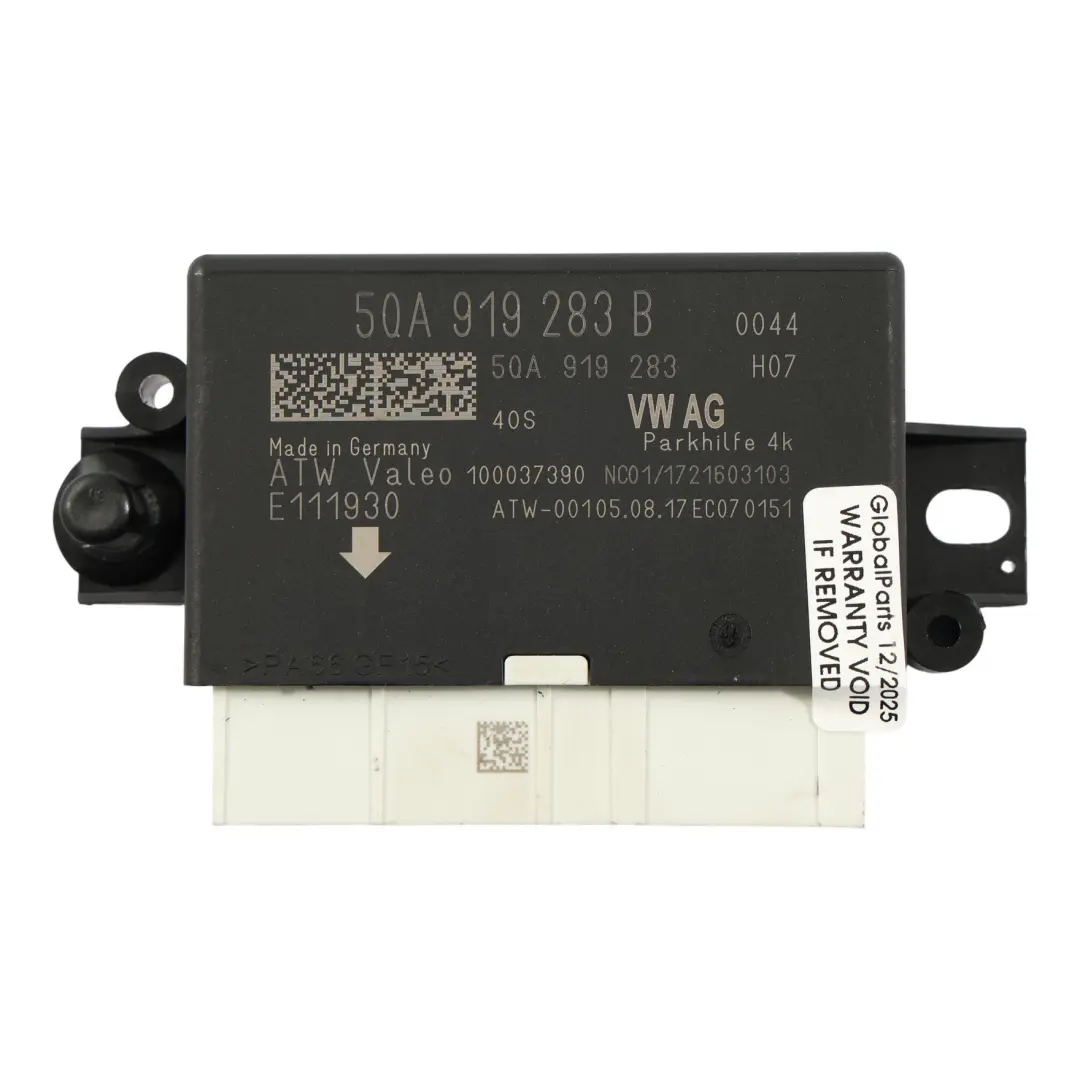 Skoda Octavia 5E III Park Parking Assist PDC Distance Control Module - SKU 5QA919283B - Part number 5QA919283B