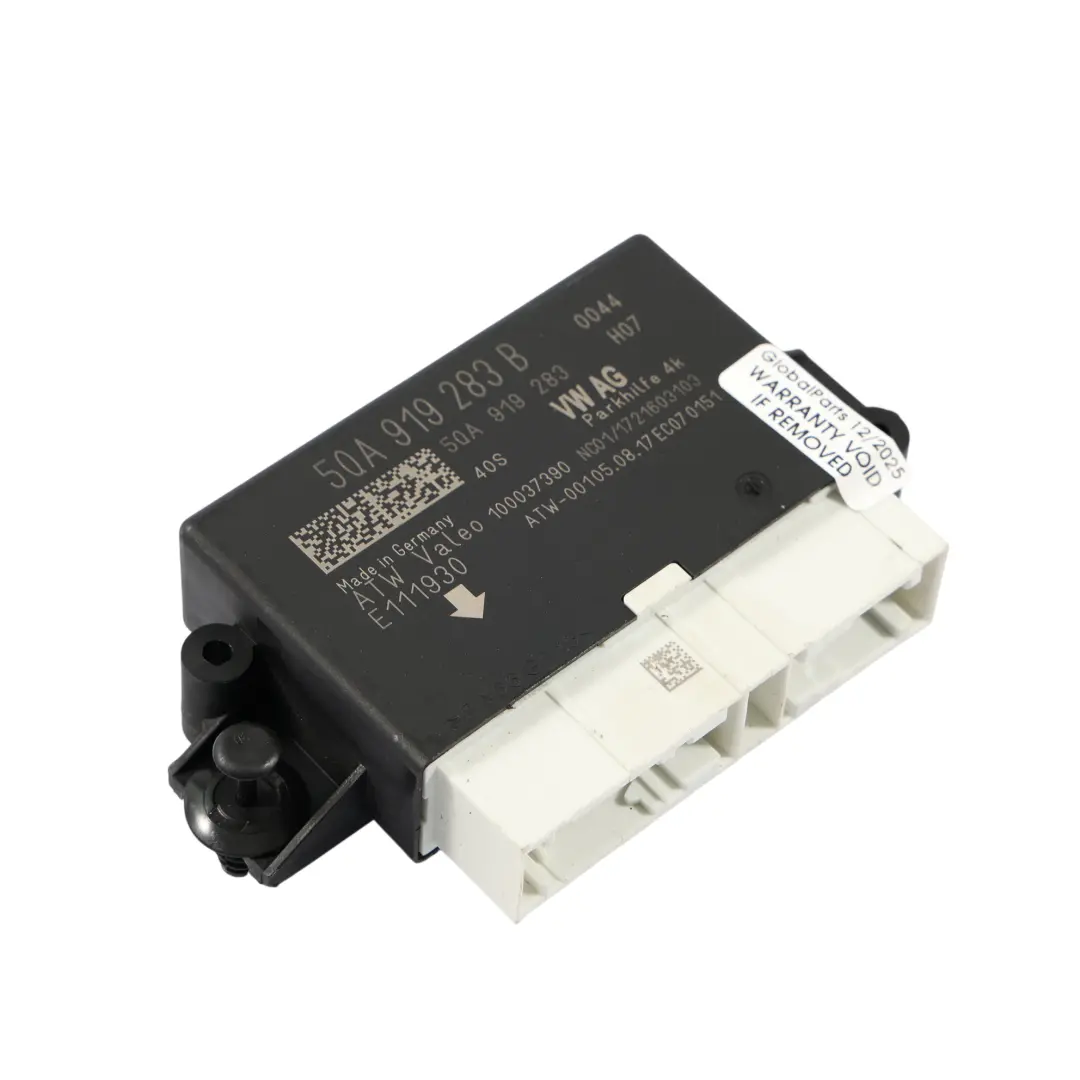 Module Aide Stationnement PDC Contrôle Distance pour Audi A3 8V à propos du numéro de pièce 5QA919283B Audi A3 8V Module Aide Stationnement PDC Contrôle Distance - SKU 5QA919283B - Numéro de pièce 5QA919283B