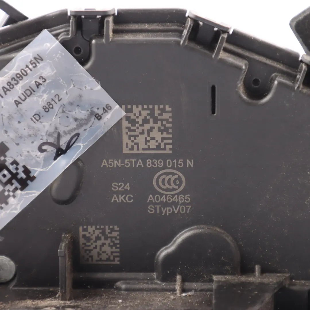 Audi A3 8Y Q3 F3 Rear Door Lock Latch Mechanism Actuator Left N/S - SKU 5TA839015N - Part number 5TA839015N