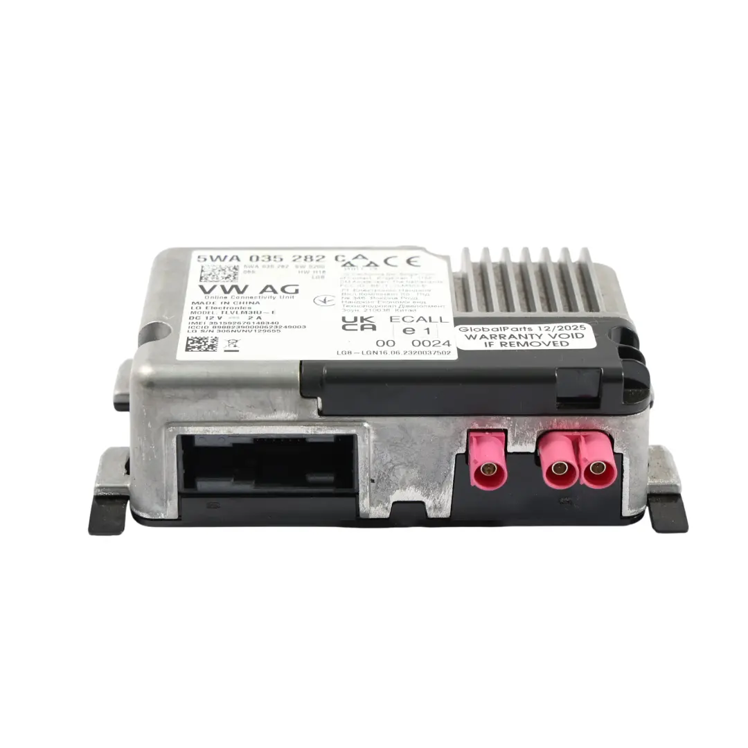 Online Services Módulo Control ECU Unidad De Control para Audi Q2 GA con número de pieza 5WA035282C Audi Q2 GA Online Services Módulo Control ECU Unidad De Control - SKU 5WA035282C - Número de pieza 5WA035282C