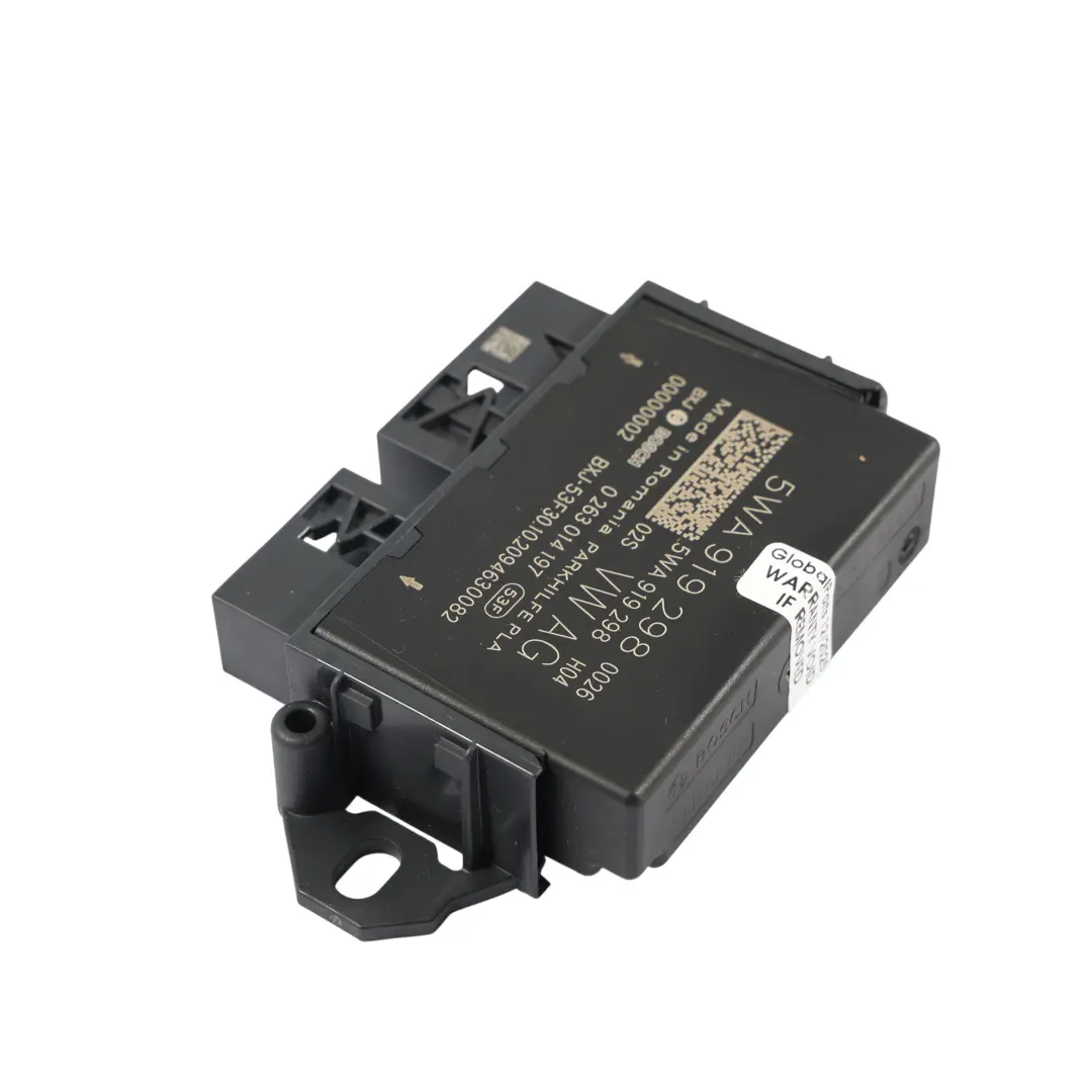 Audi S3 8Y PDC Parking Distance Assist Sensor Module Control Unit - SKU 5WA919298 - Part number 5WA919298