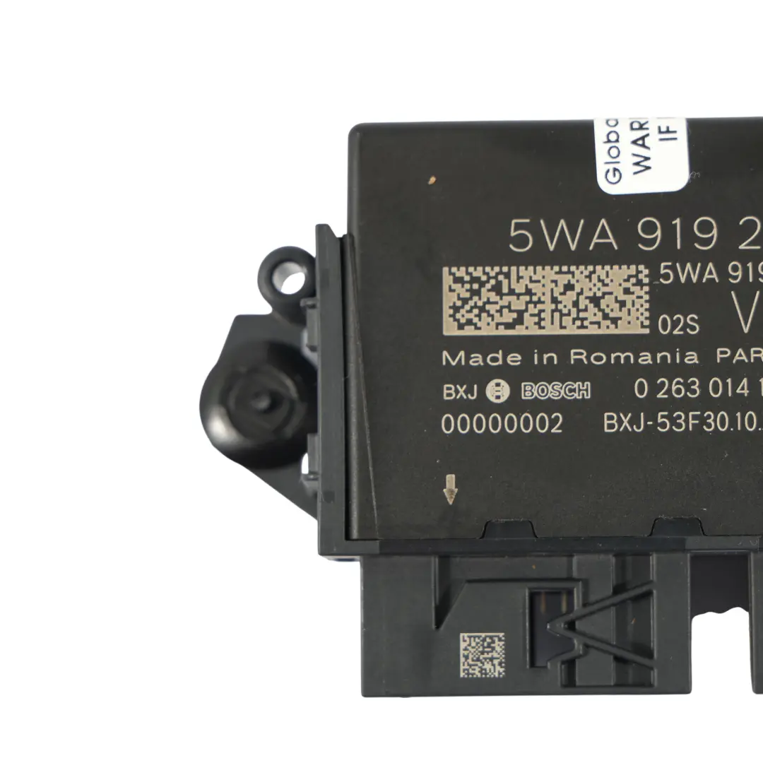8Y PDC Sensore Assistenza Distanza Parcheggio Modulo Controllo per Audi S3 con numero di parte 5WA919298 Audi S3 8Y PDC Sensore Assistenza Distanza Parcheggio Modulo Controllo - SKU 5WA919298 - Numero di parte 5WA919298