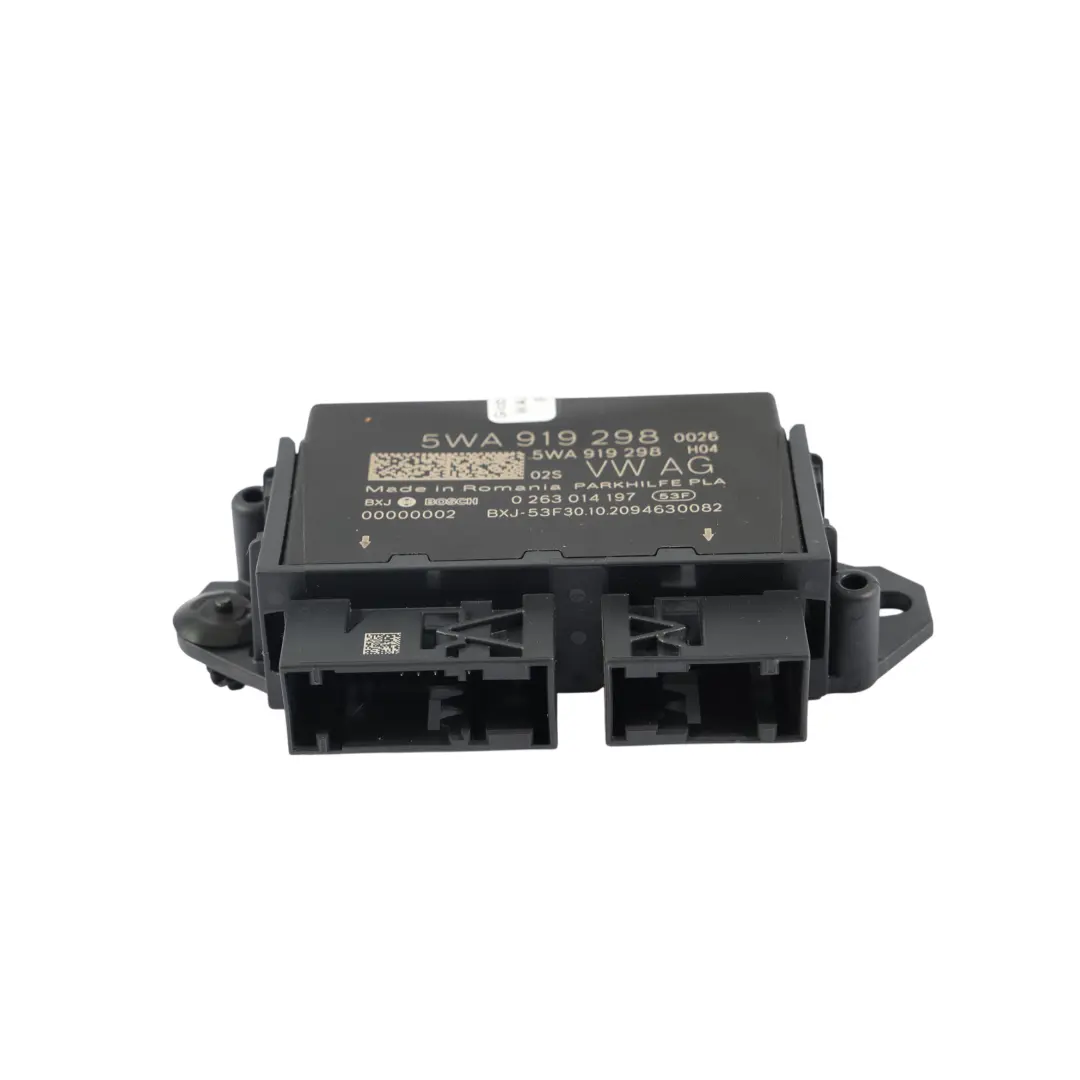 8Y PDC Park Distance Assist Sensor Modul Steuergerät für Audi S3 mit Teilenummer 5WA919298 Audi S3 8Y PDC Park Distance Assist Sensor Modul Steuergerät - SKU 5WA919298 - Teilenummer 5WA919298