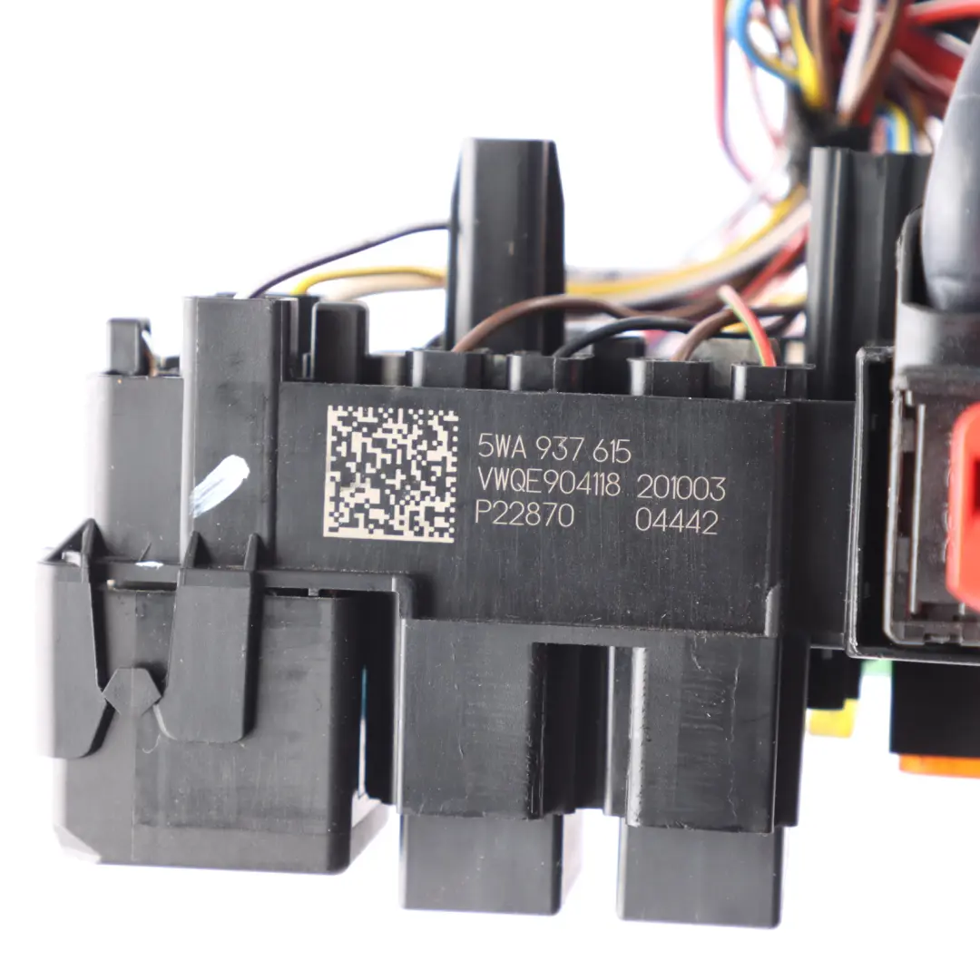 8Y Caja Fusibles Módulo Control Caja Relés Unidad Eléctrica para Audi A3 S3 con número de pieza 5WA937615 Audi A3 S3 8Y Caja Fusibles Módulo Control Caja Relés Unidad Eléctrica - SKU 5WA937615 - Número de pieza 5WA937615