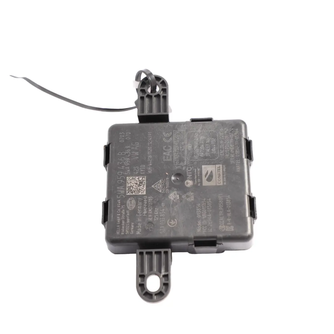 Audi A3 8Y Volkswagen Golf MK8 Keyless Entry Modul Steuergerät ECU - SKU 5WA959436B - Teilenummer 5WA959436B