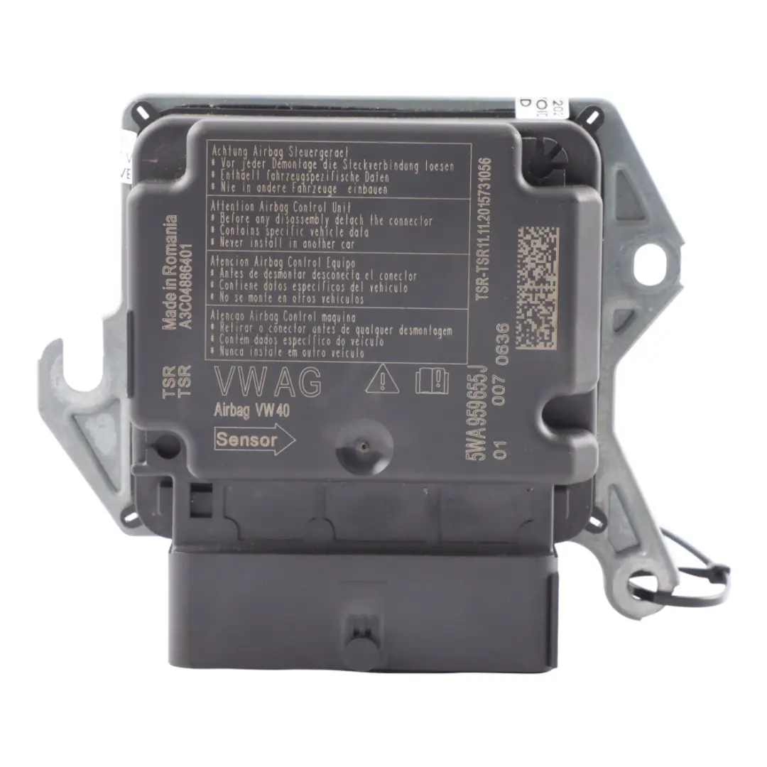 Audi S3 8Y Air Module Control Unit SRS System ECU - SKU 5WA959655J - Part number 5WA959655J