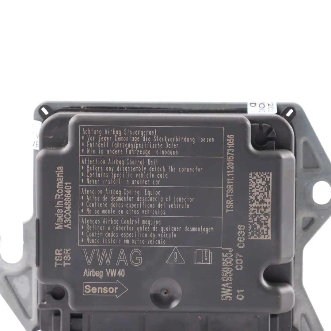 8Y Unité De Commande Module D'Air Système SRS Calculateur ECU pour Audi S3 à propos du numéro de pièce 5WA959655J Audi S3 8Y Unité De Commande Module D'Air Système SRS Calculateur ECU - SKU 5WA959655J - Numéro de pièce 5WA959655J
