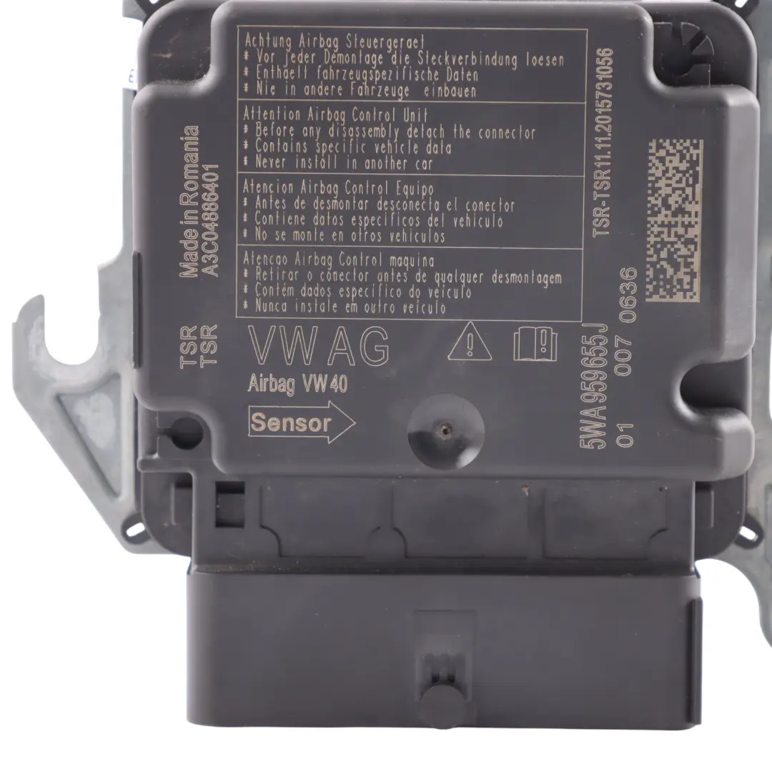 Audi S3 8Y Unité De Commande Module D'Air Système SRS Calculateur ECU - SKU 5WA959655J - Numéro de pièce 5WA959655J