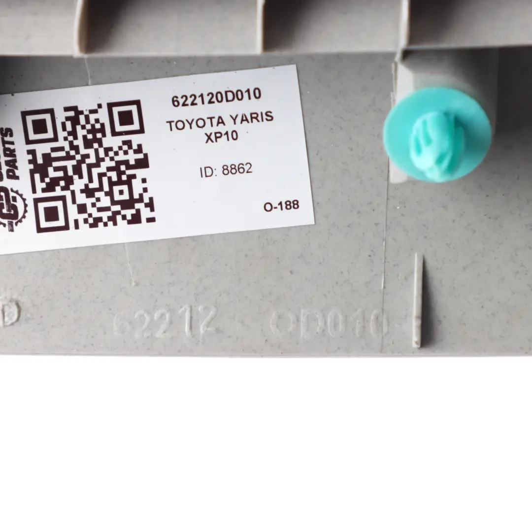 XP10 Interior A Column Pilar Trim Cover Panel to Toyota Yaris with Part number 622120D010 Toyota Yaris XP10 Interior A Column Pilar Trim Cover Panel - SKU 622120D010 - Part number 622120D010