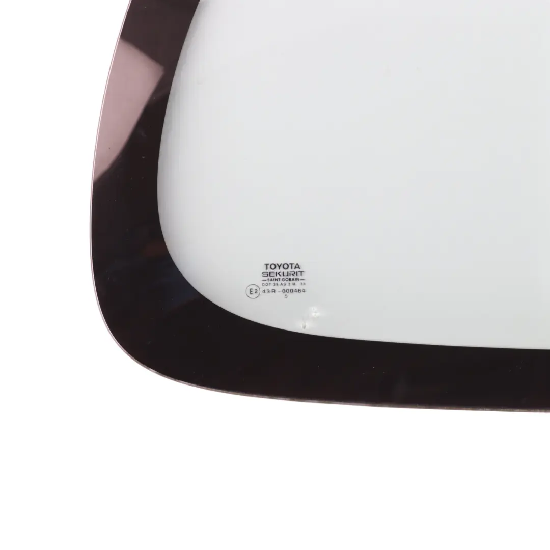 Toyota Yaris Mk1 Rear Side Window Quarter Glass Green Right O/S - SKU 627110D010 - Part number 627110D010