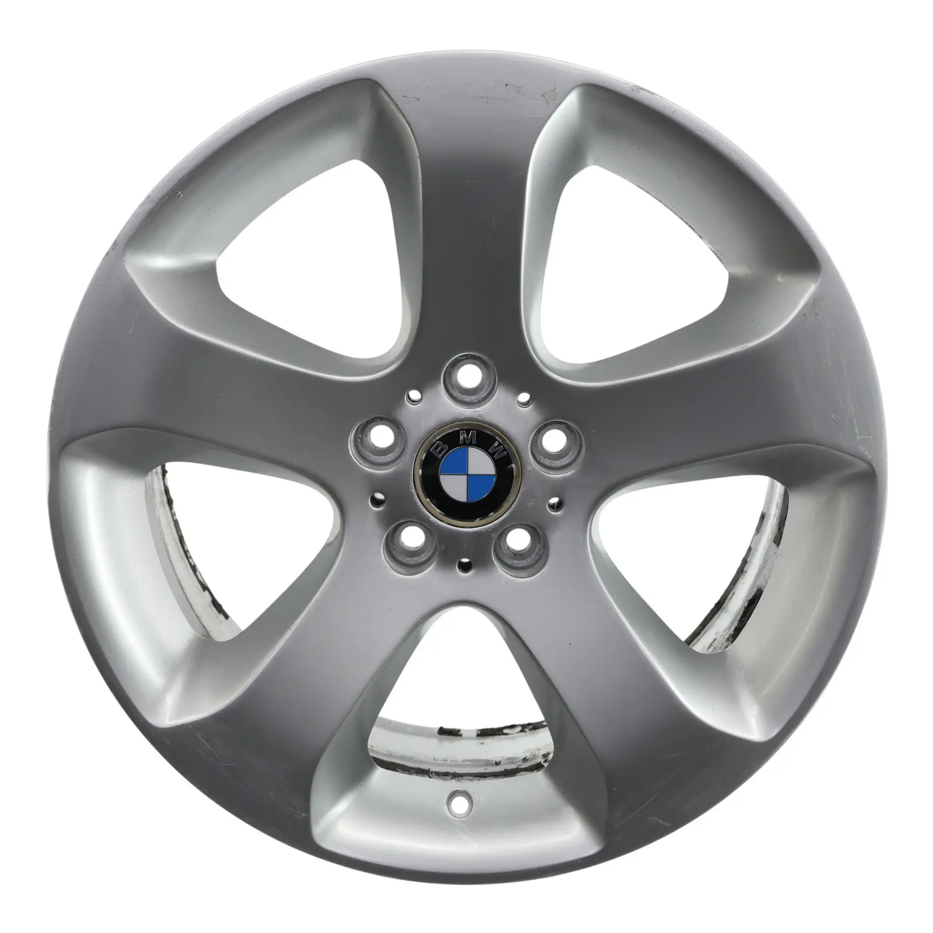 BMW X5 E53 Cerchio Anteriore Lega Argento 19" Raggi Stellari 132 9J ET48 6761931