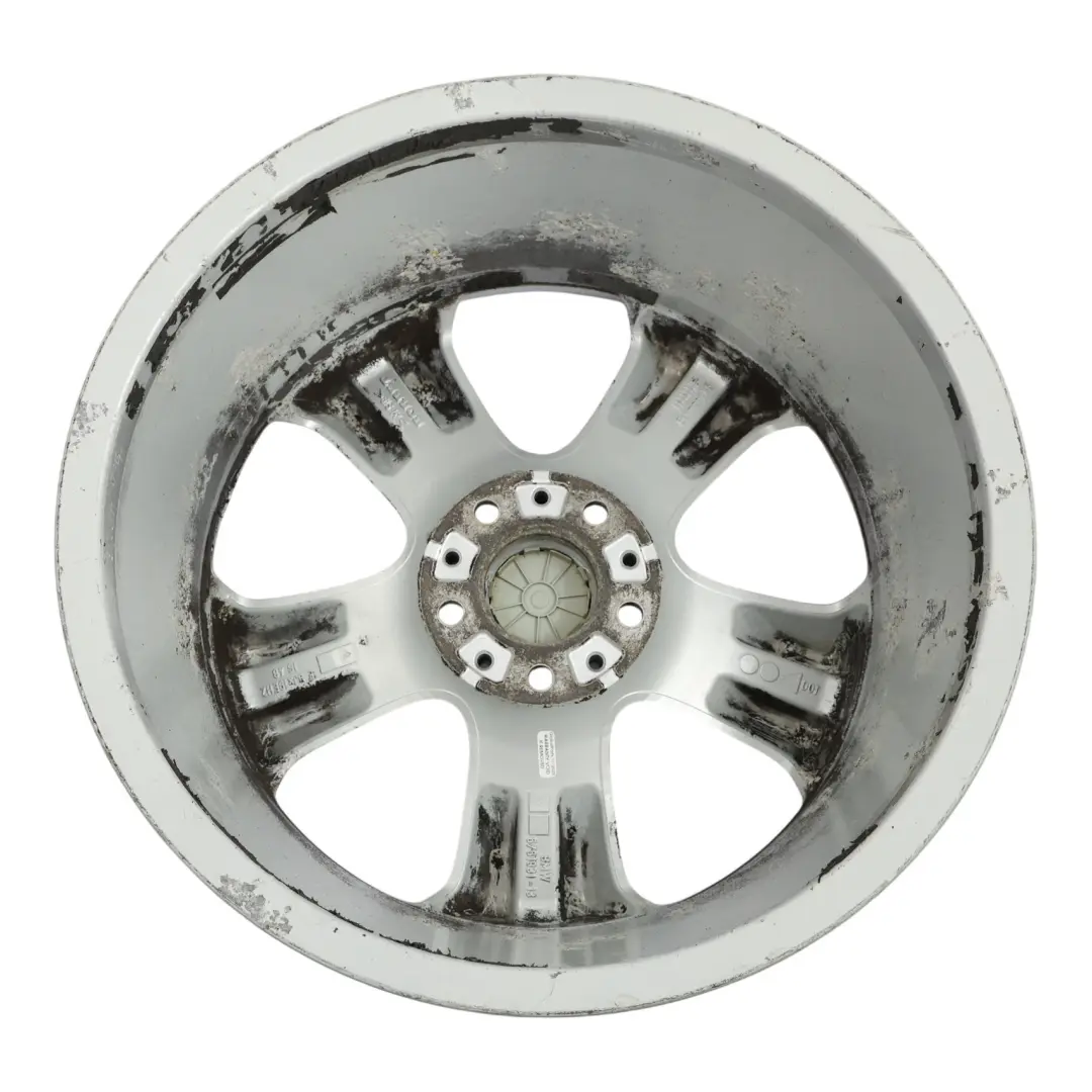 Front Silver Wheel Alloy Rim 19" Star Spoke 132 9J ET:48 to BMW X5 E53 with Part number 6761931 BMW X5 E53 Front Silver Wheel Alloy Rim 19" Star Spoke 132 9J ET:48 - SKU 6761931-3 - Part number 6761931
