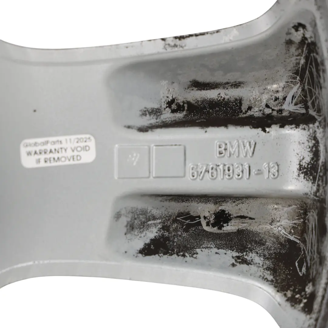 Vorderrad Felge Silber 19" Sternspeiche 132 9J ET:48 für BMW X5 E53 mit Teilenummer 6761931 BMW X5 E53 Vorderrad Felge Silber 19" Sternspeiche 132 9J ET:48 - SKU 6761931-3 - Teilenummer 6761931