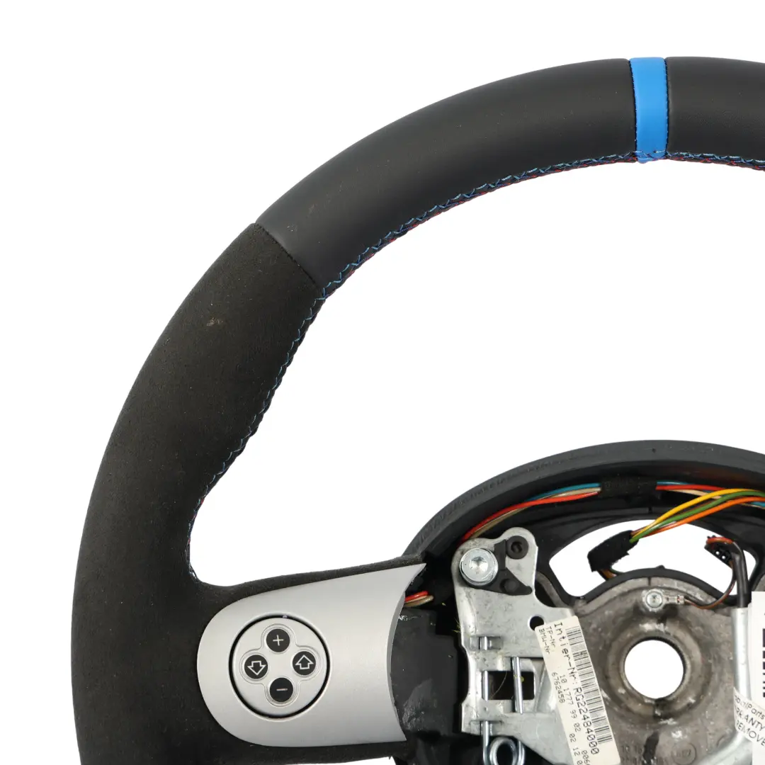 Kierownica Sportowa NOWA Skóra Alcantara do Mini Cooper R50 R52 o numerze 6762458 Mini Cooper R50 R52 Kierownica Sportowa NOWA Skóra Alcantara - SKU 6762458-1 - Numer Części 6762458