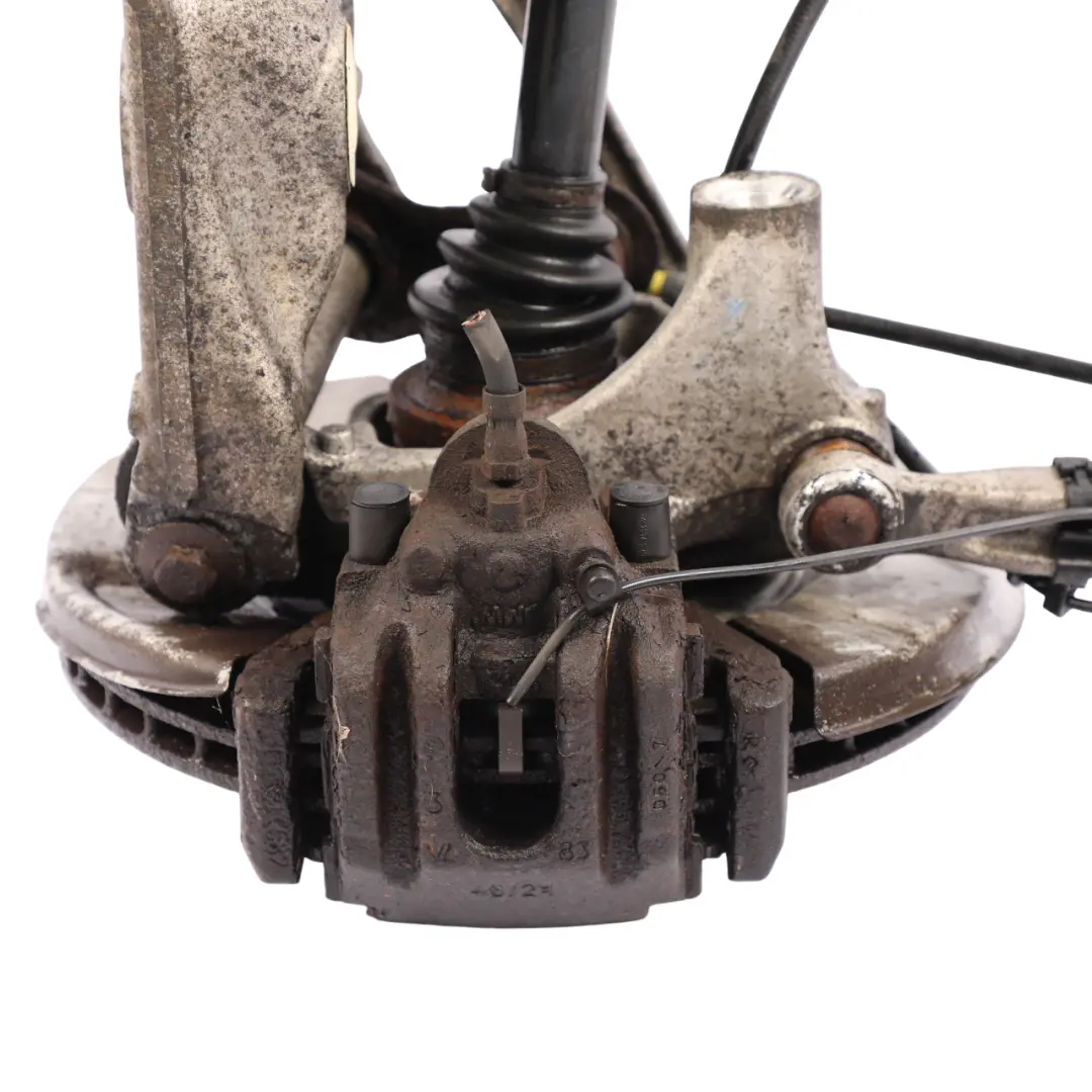 BMW E63 E64 650i N62N Federbein Hinten Rechts Radnabe Bremssattel Scheibe - SKU 6763119-12 - Teilenummer 6763119