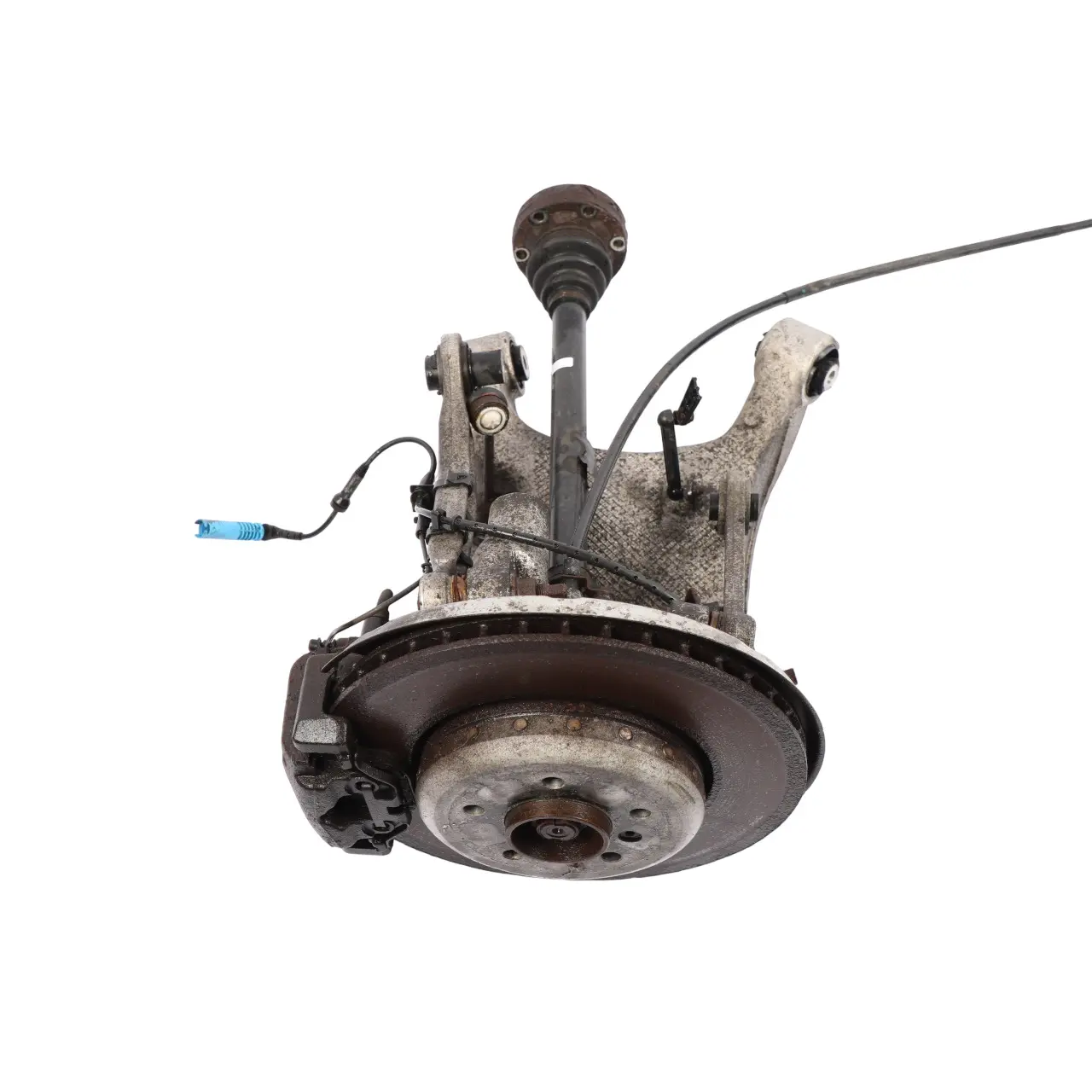 BMW E63 E64 650i N62N Jambe Suspension Arrière Droite Moyeu Étrier Disque