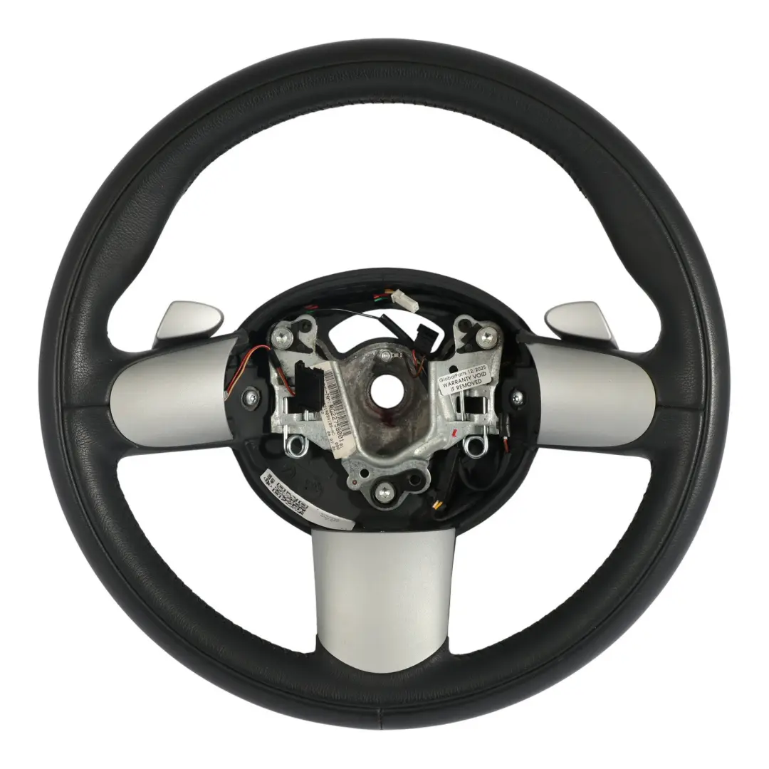 Deportes De Cuero De 3 Radios Volante Steptronic para Mini Cooper R50 R52 R53 con número de pieza 6765660 Mini Cooper R50 R52 R53 Deportes De Cuero De 3 Radios Volante Steptronic - SKU 6765660 - Número de pieza 6765660