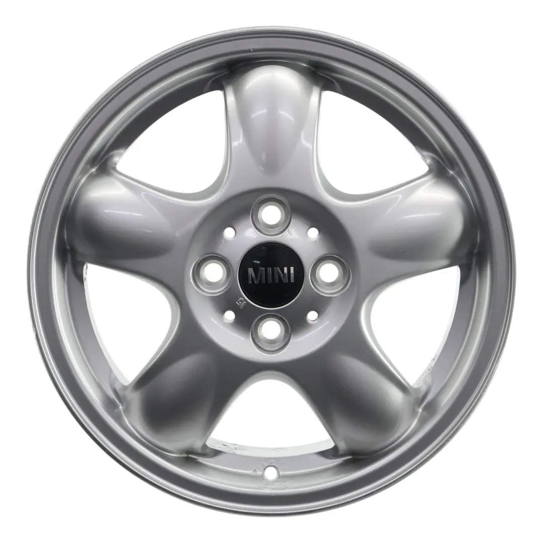 Mini Cooper R50 R56 Jantes Alu Alliage Argent 15" etoile Spooler 100 - SKU 6768498-1 - Numéro de pièce 6768498