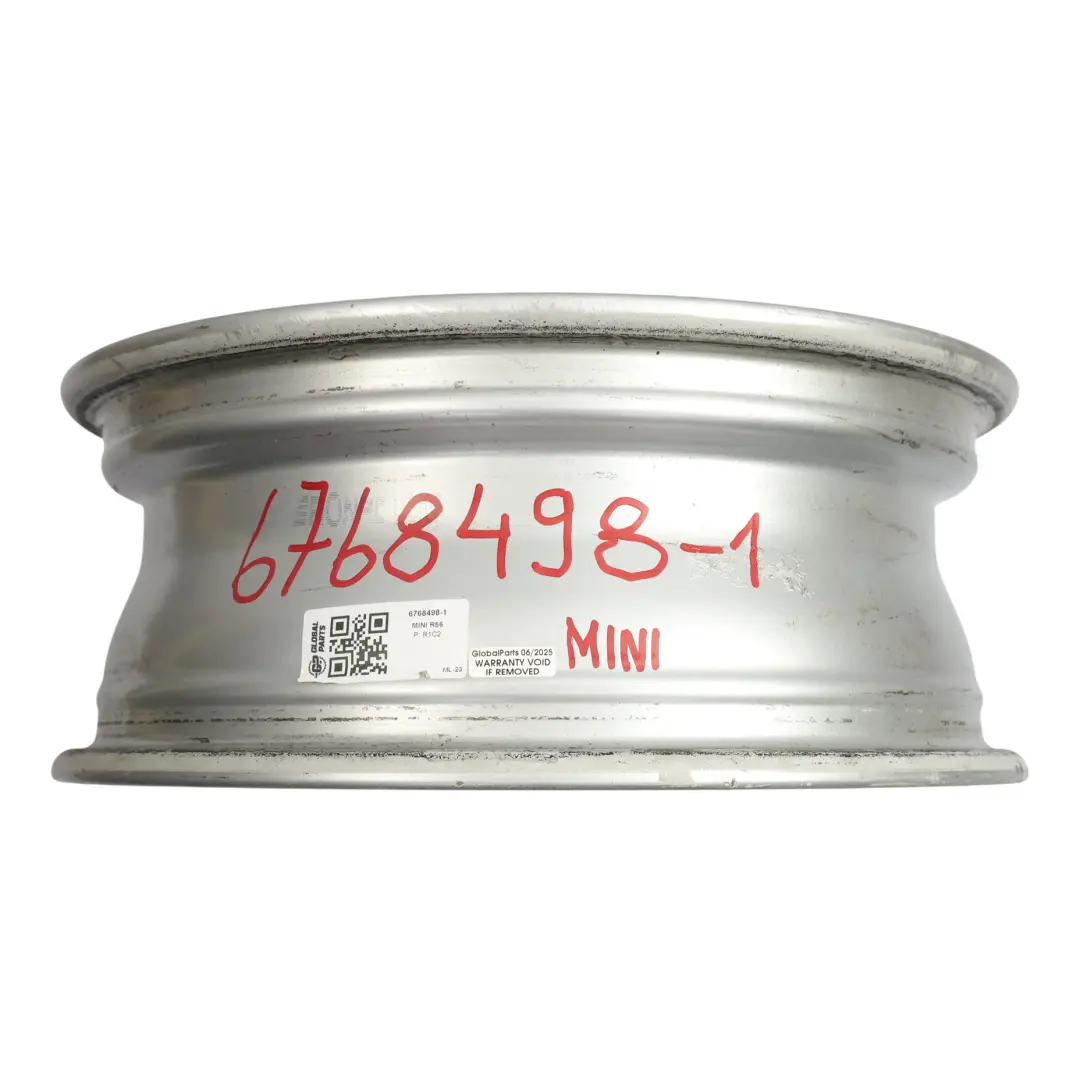 Mini Cooper One R50 R55 R56 Silver Wheel Alloy Rim 15" 5-Start Spooler 100 - SKU 6768498-1 - Part number 6768498