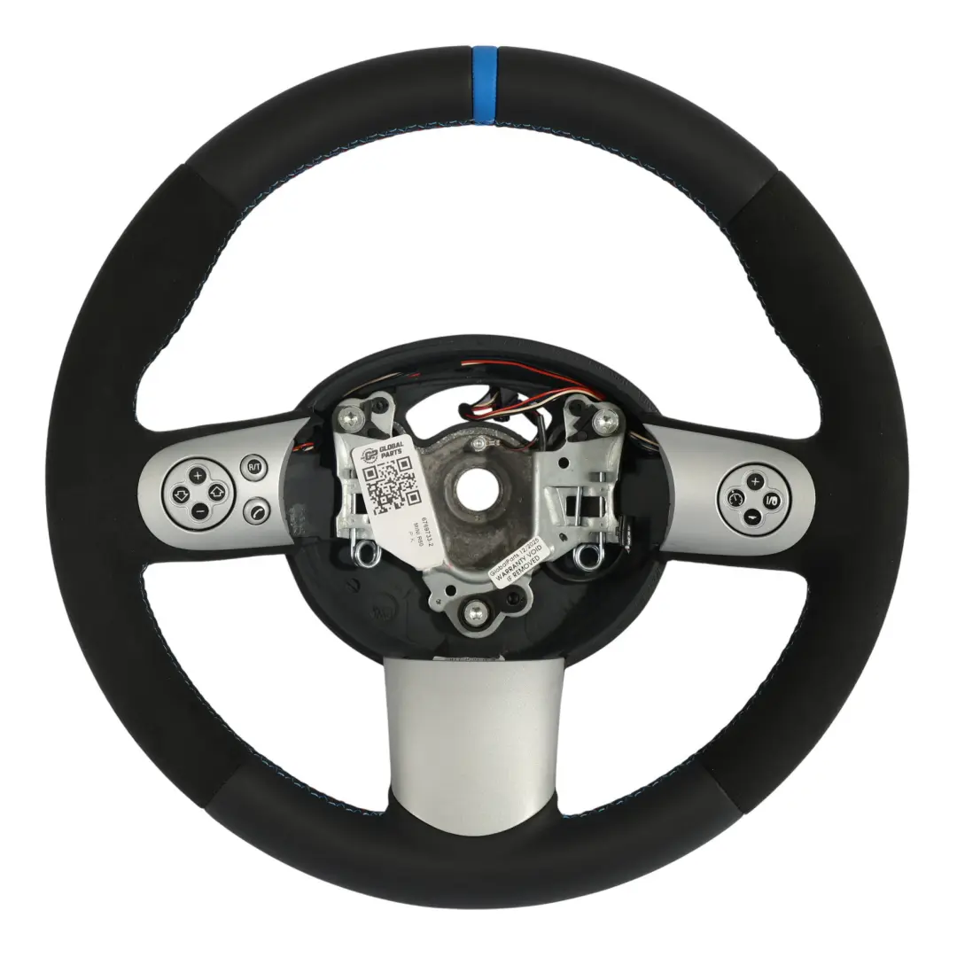 Mini Cooper R50 R52 R53 Steering Wheel NEW Black Leather Alcantara Sport - SKU 6769733-2 - Part number 6769733
