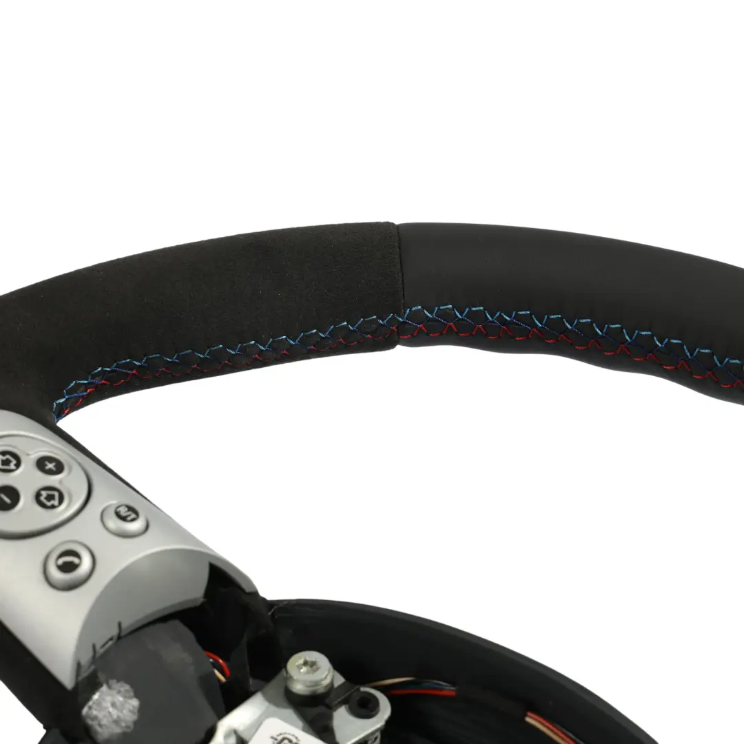 NUEVO Negro Cuero Alcantara Sport para Mini Cooper R50 R52 R53 Volante con número de pieza 6769733 Mini Cooper R50 R52 R53 Volante NUEVO Negro Cuero Alcantara Sport - SKU 6769733-2 - Número de pieza 6769733